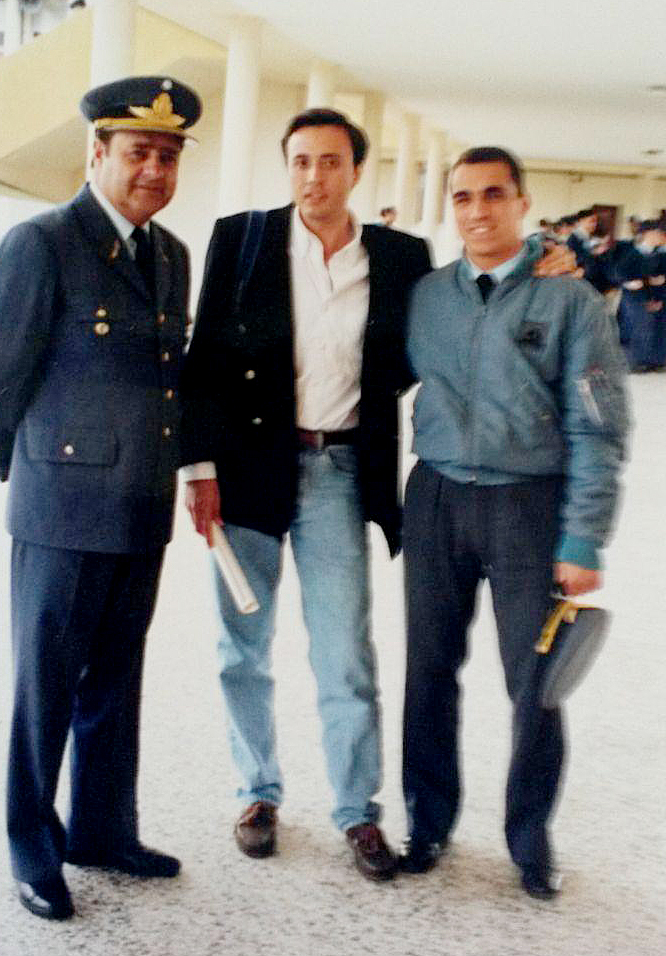 Comodoro Barrera, Alberto Porto y Carlos Pailos.